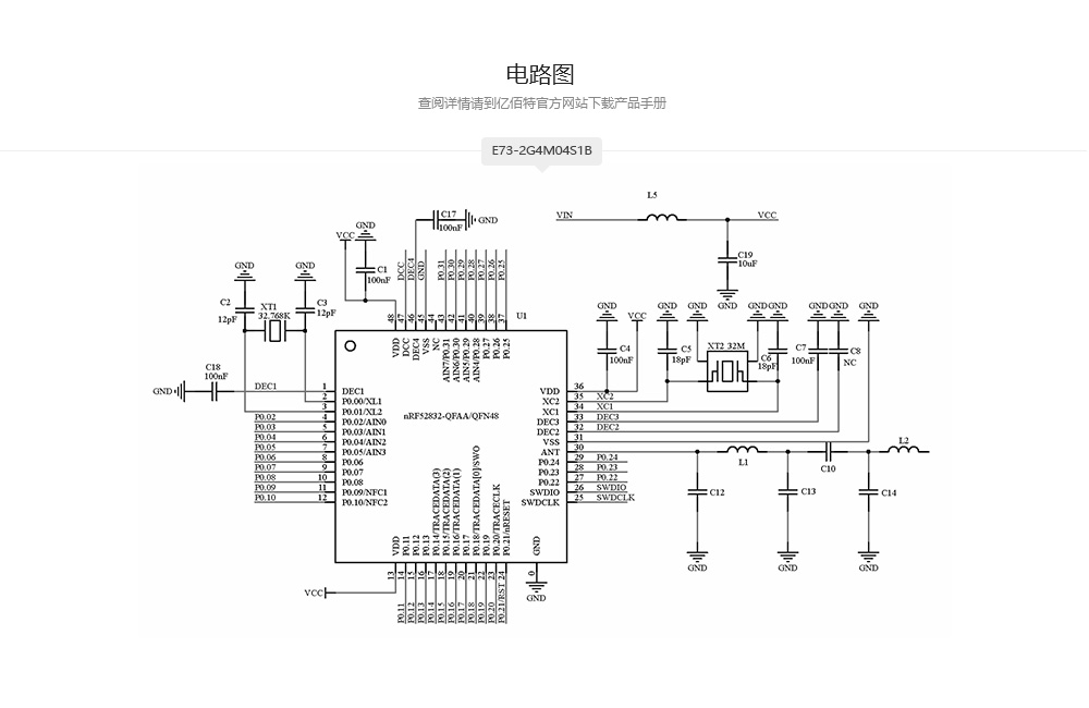 E73-2G4M04S1B电路图1000