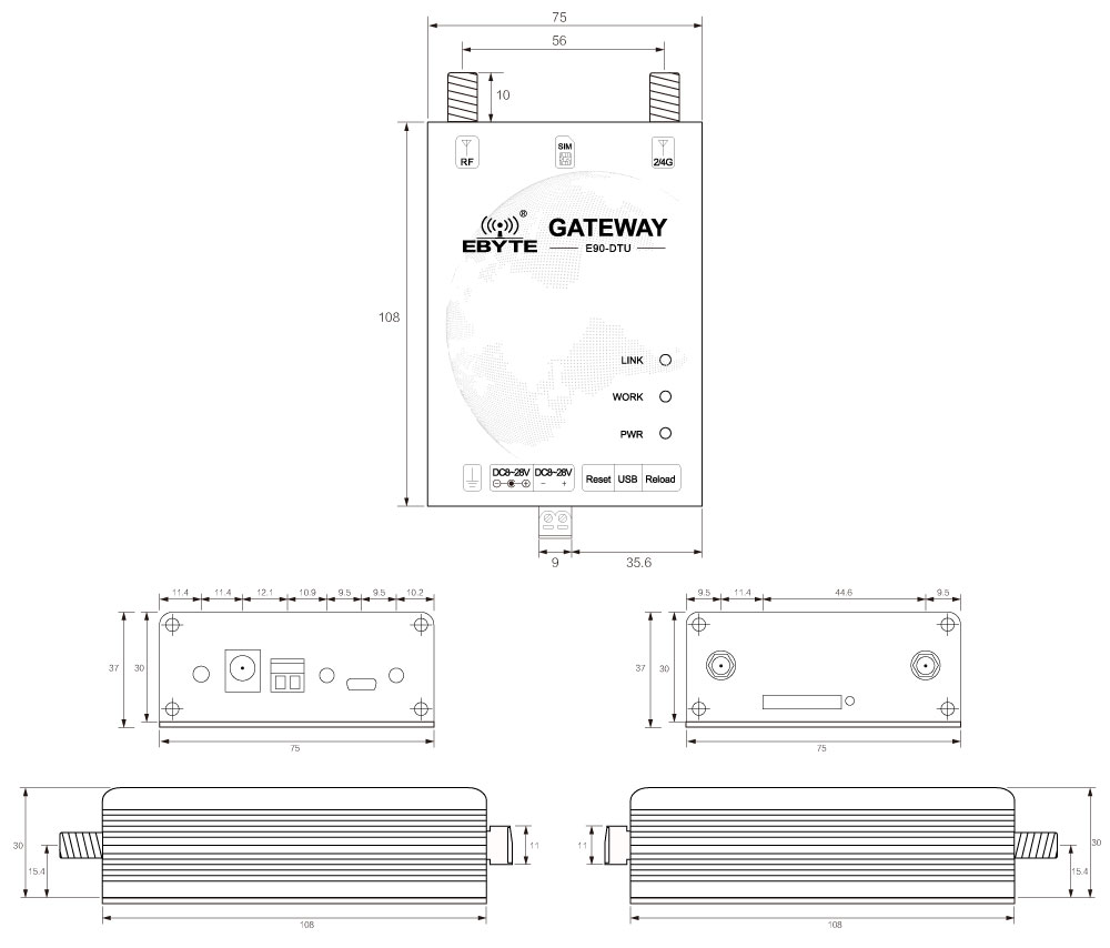 E90-DTU(XXXSLXX-4G-GPRS)_Size1000