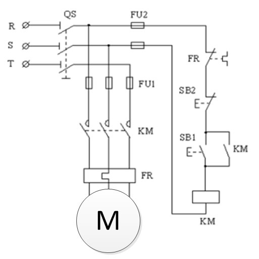 电机自锁电路图