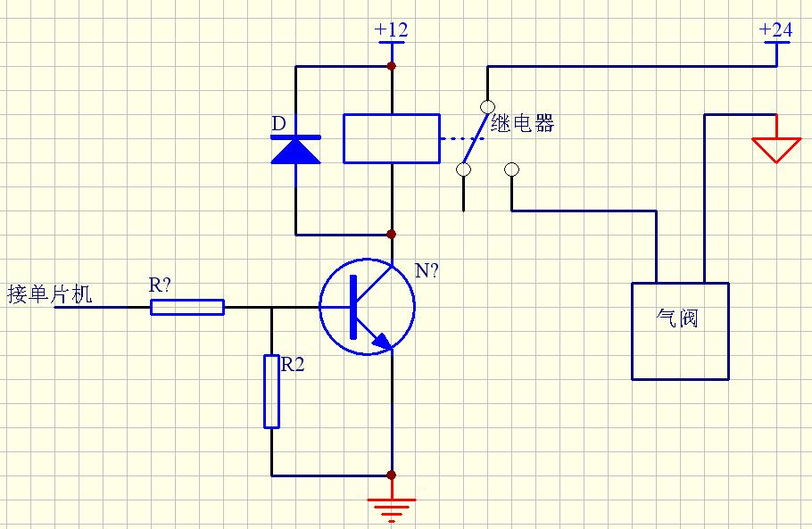 图六 继电器工作示意图