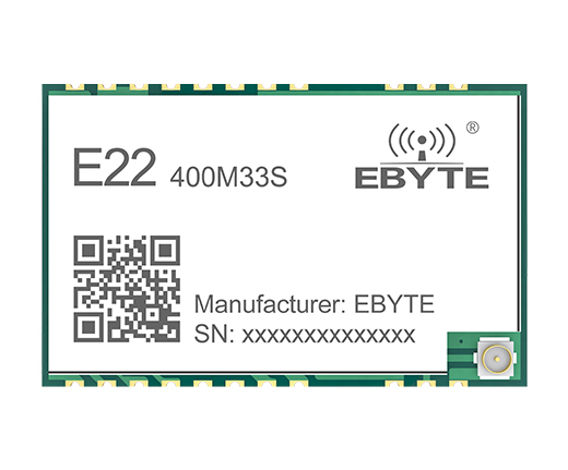 基于SX1268芯片lora扩频技术的lora模块E22-400M33S