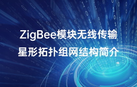 ZigBee模块无线传输星形拓扑组网结构简介