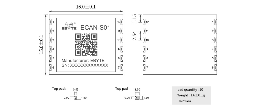 ECAN-S01-引脚