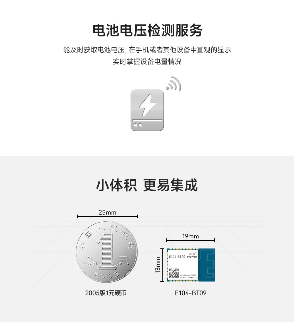 E104-BT09蓝牙模块小体积