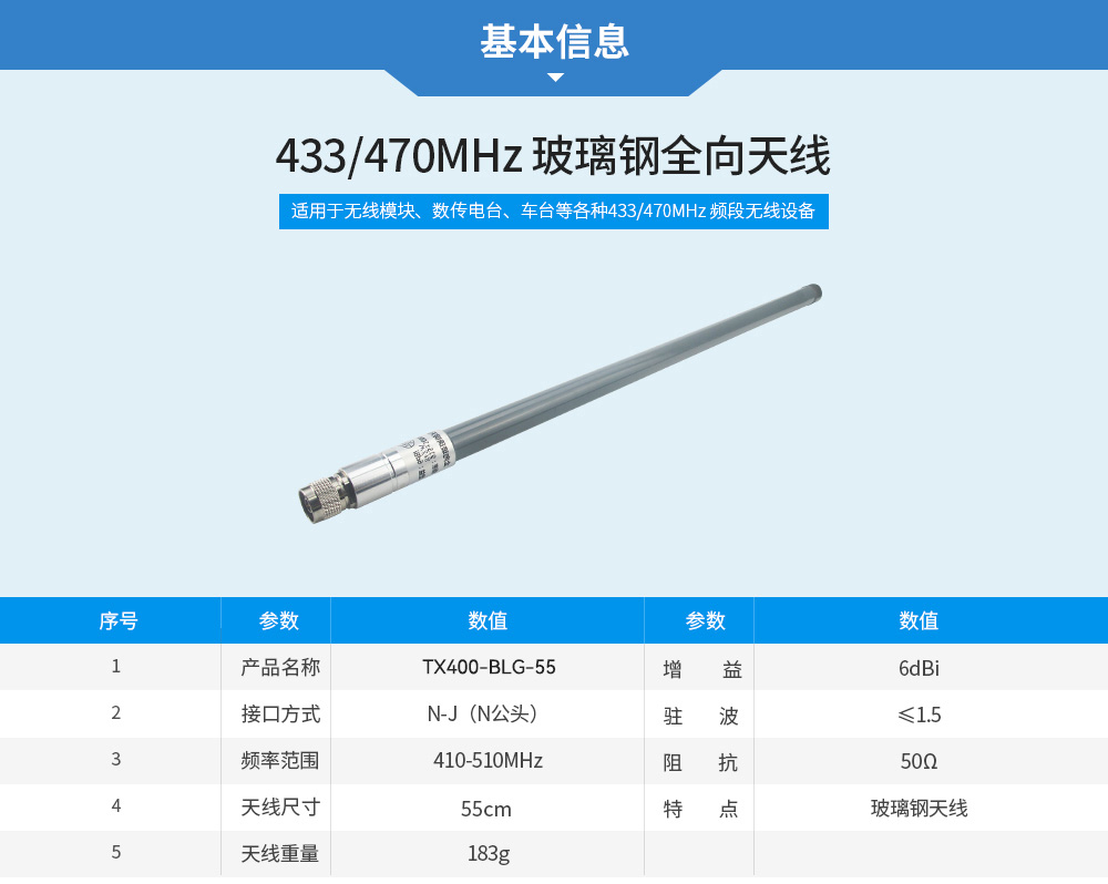 高增益玻璃钢天线