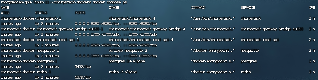 4部署ChirpStack