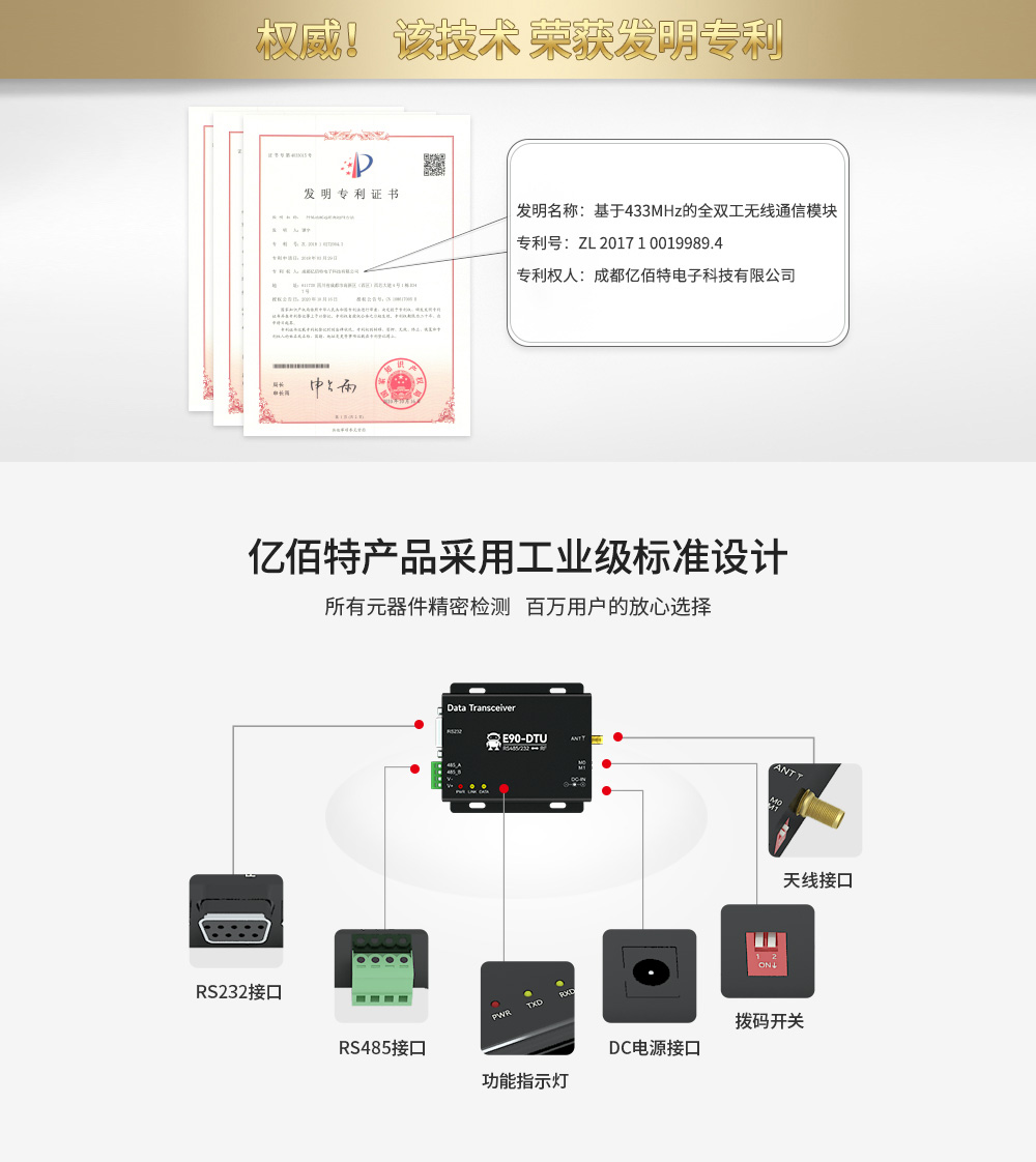 E90-DTU(2G4HD12) -无线数传电台 (2)