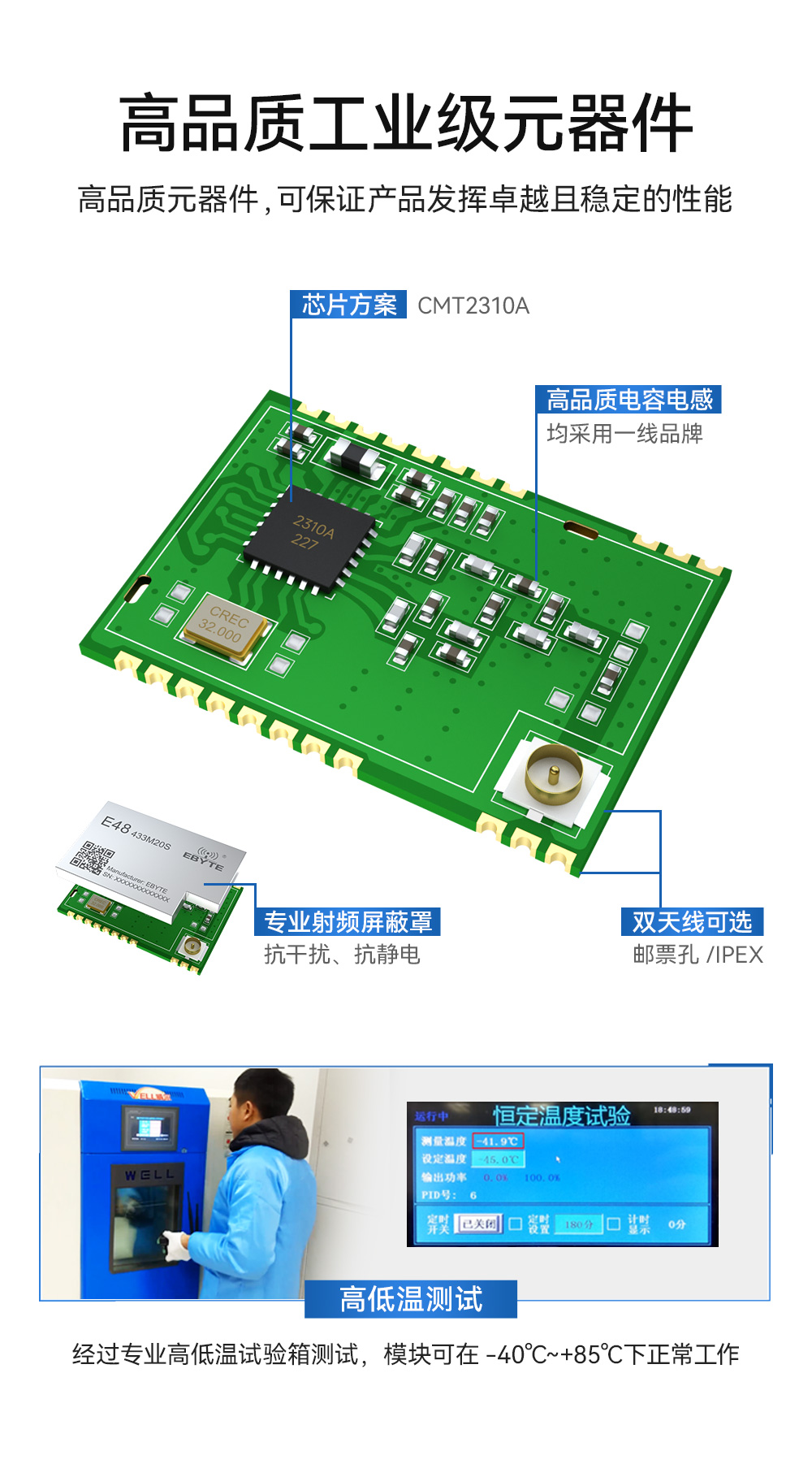 E48-433M20S 无线数传模块 (9)