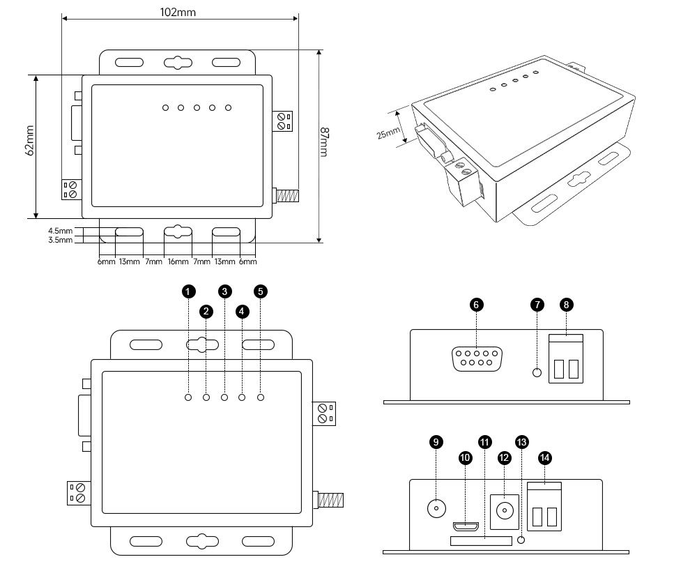 E840-DTU(EC04)引脚图